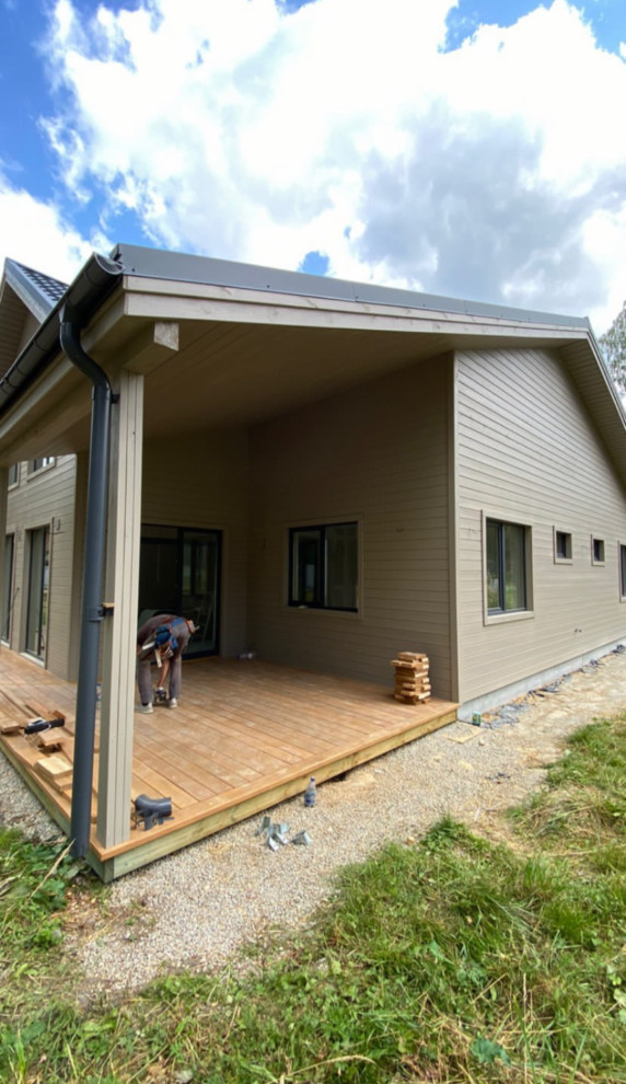 Каркасный 2х этажный дом