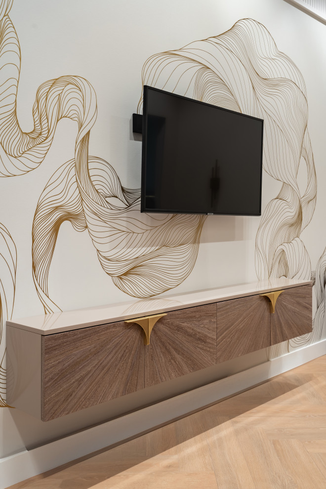 Белая кухня в стиле итальянцев