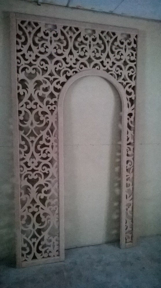 Перегородка резная из МДФ. Ажурная.