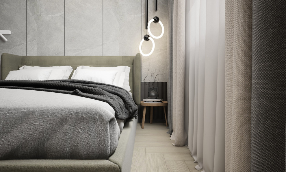 Дизайн интерьера однокомнатной квартиры ЖК Онега