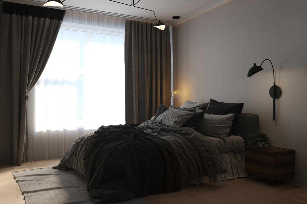 Однокомнатная монохромная квартира