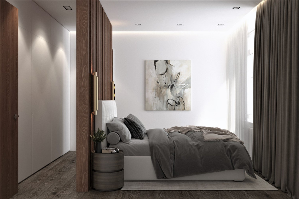 Монохромный с деревом