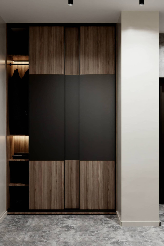 Дизайн и ремонт квартиры в ЖК «Квартал на Никулинской» — Акцент на дерево