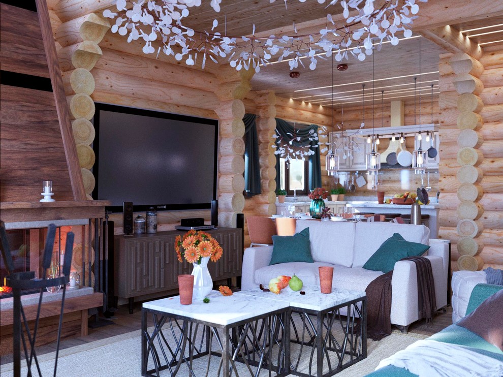 Интерьер сруба