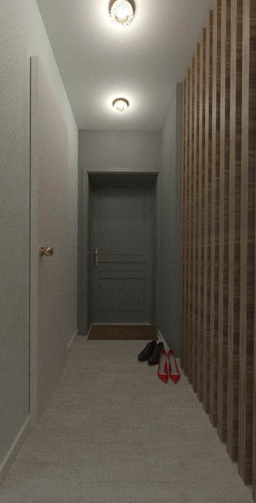 Дизайн однокомнатной квартиры  в смешанном стиле