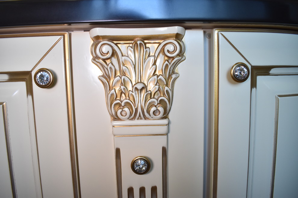 Кухня из массива бука, модель ЭКО