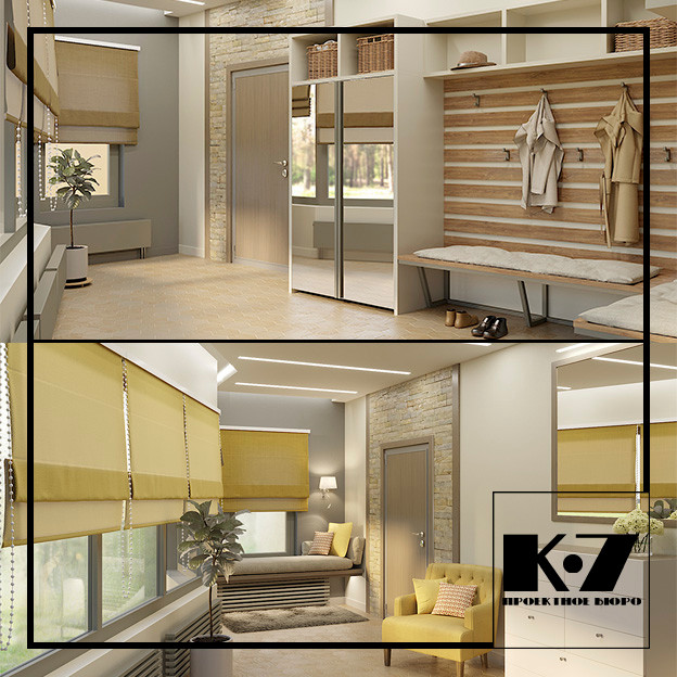 Дизайн входной группы частного дома.