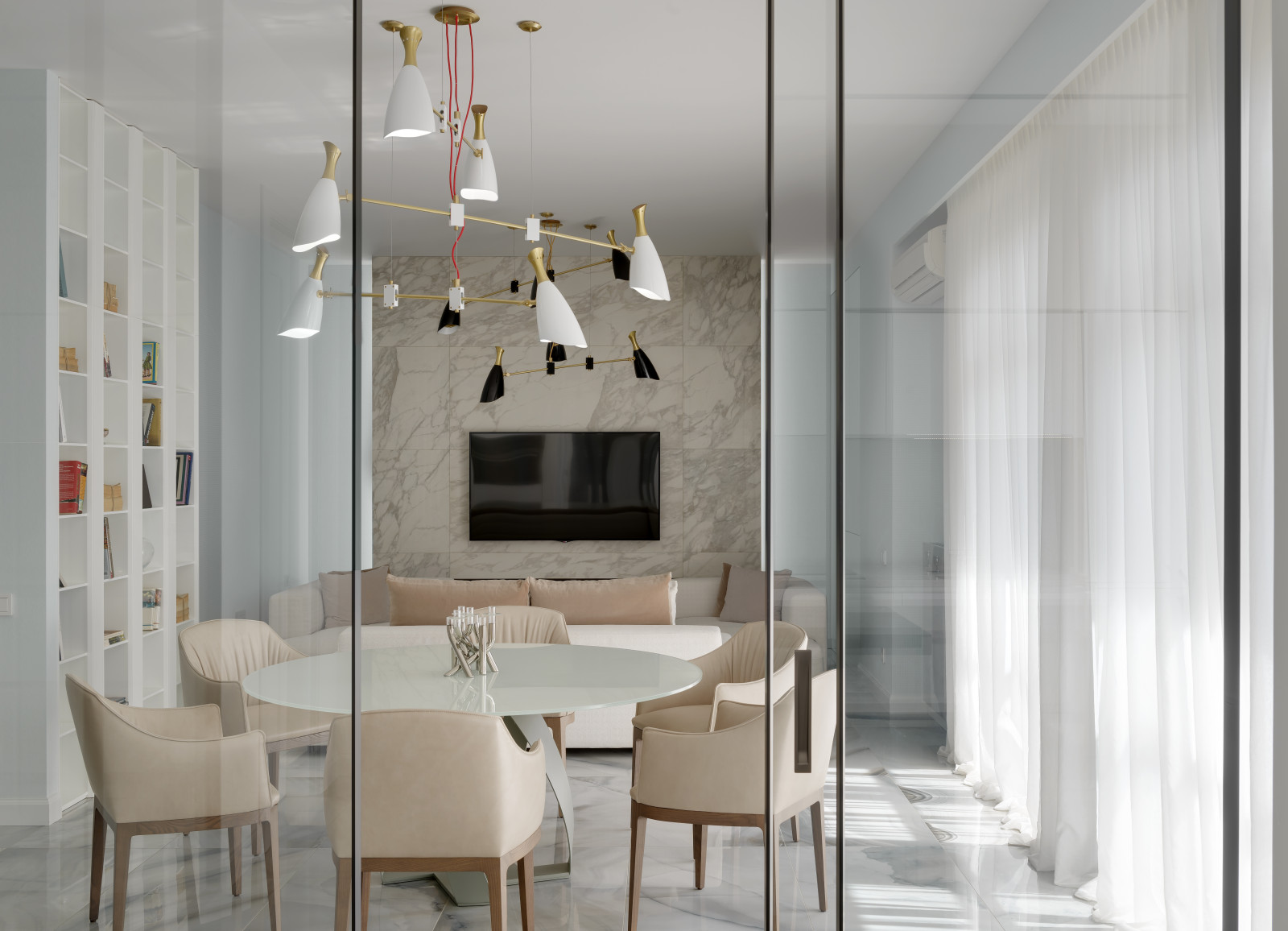 Гостиная - Энергия гармонии.Гостиная - Энергия гармонии. Квартира для молодой па