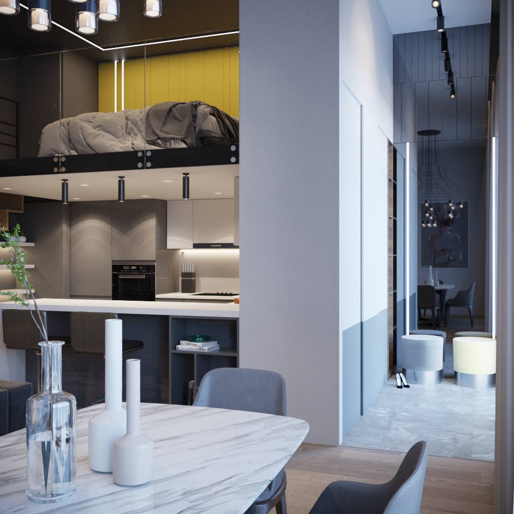 Двухуровневая квартира в Олимпийском парке