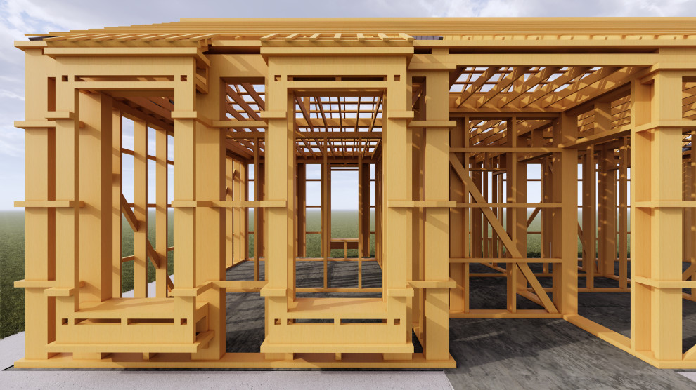 Проект каркасного жилого дома для заказчика из Норвегии