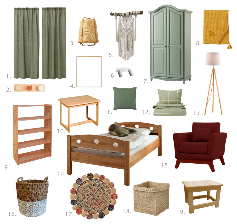 Детская в экостиле