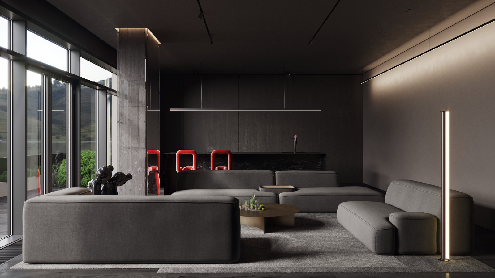 Минималистичная гостиная