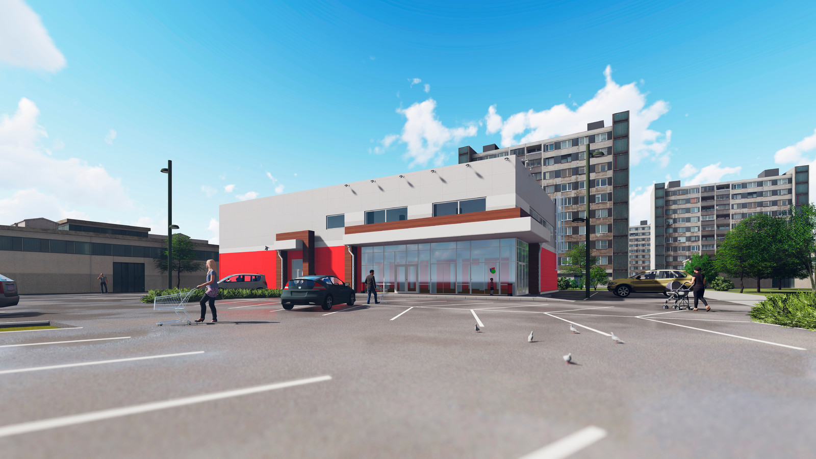 Обложка проекта: Здание супермаркета "Магнит"