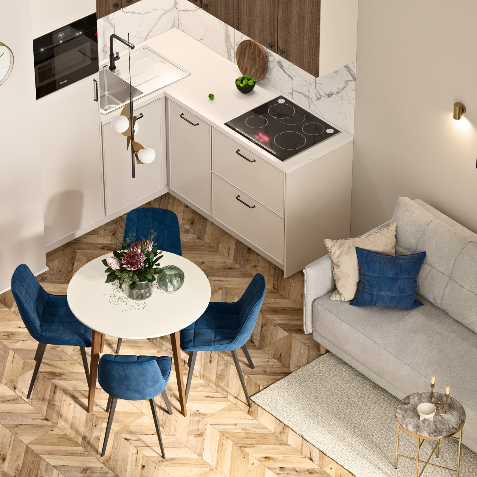 ДИЗАЙН-ПРОЕКТ КВАРТИРЫ 42,2 м.кв.