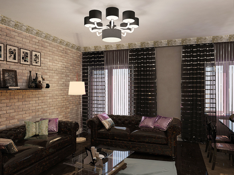 Квартира в темных тонах