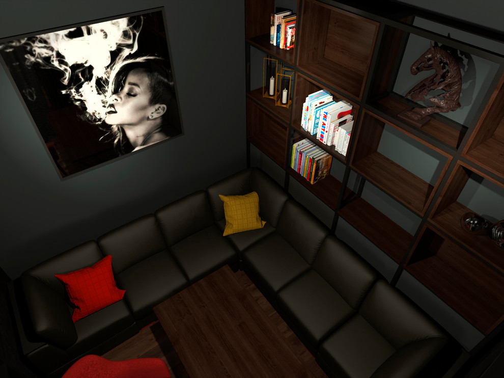 Дизайн интерьера Кальянного Бара "Чаплин"