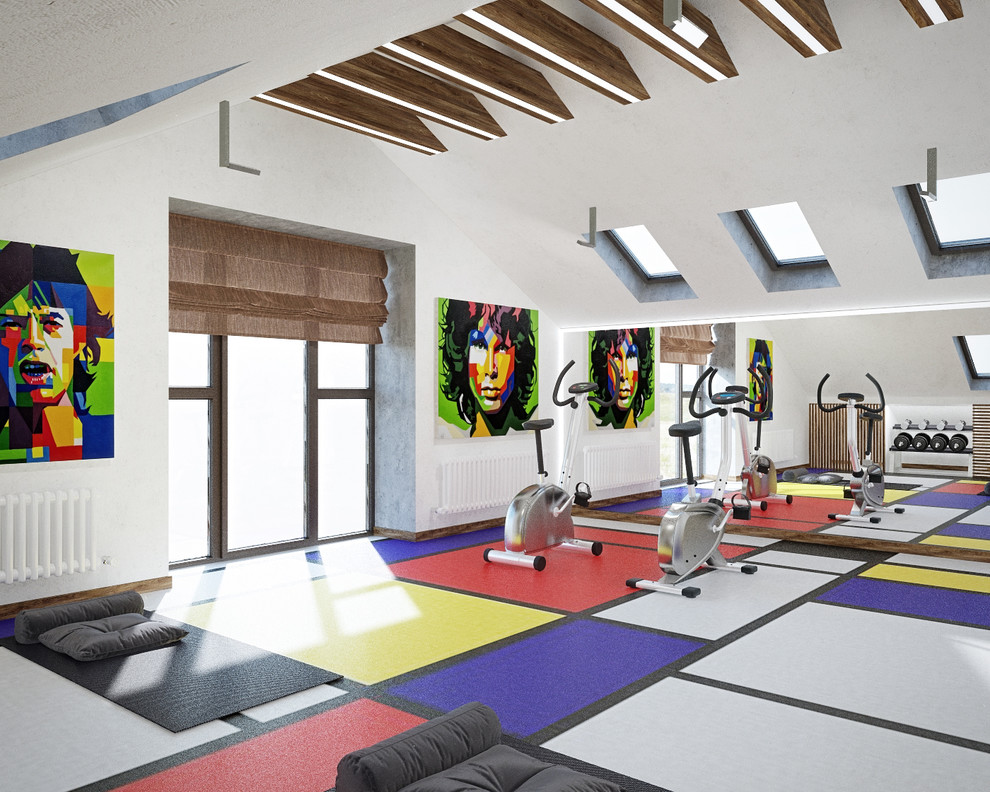 Современная интерпретация шале, просторный загородный дом