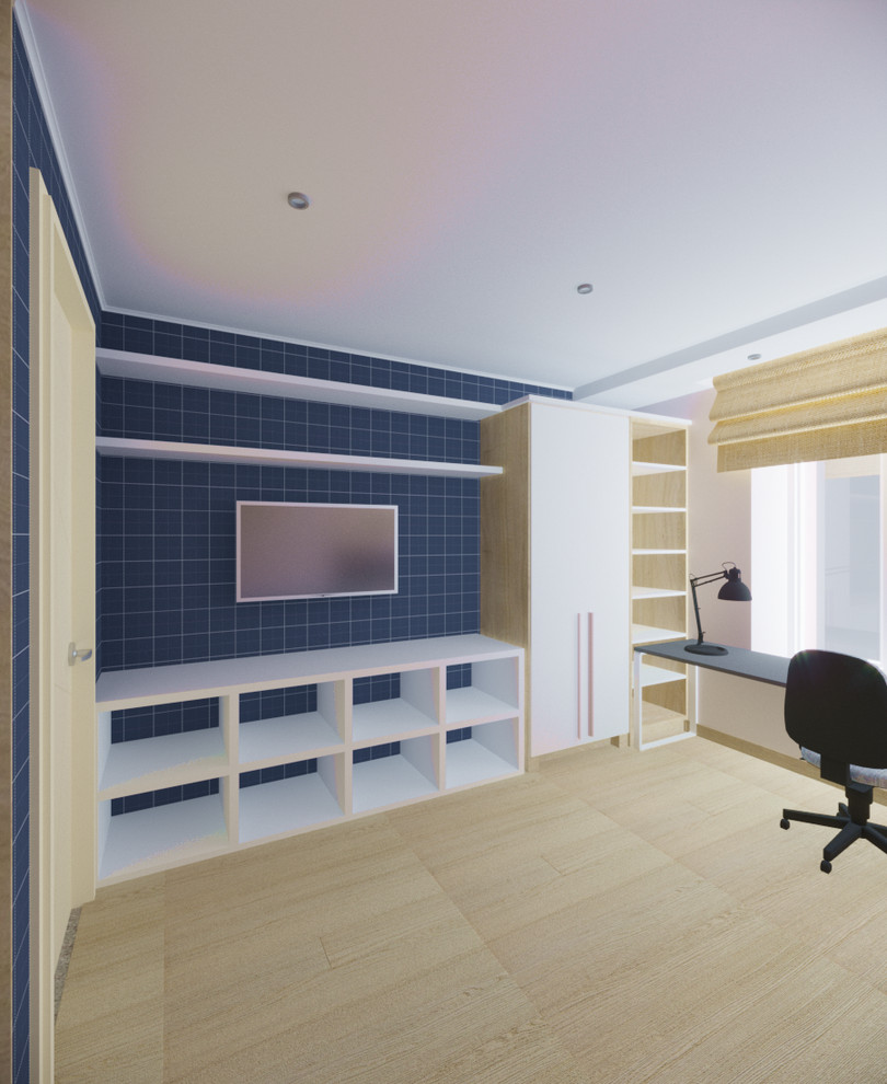 Дизайн 3-х комнатной квартиры в современном стиле для семьи с двумя детьми.