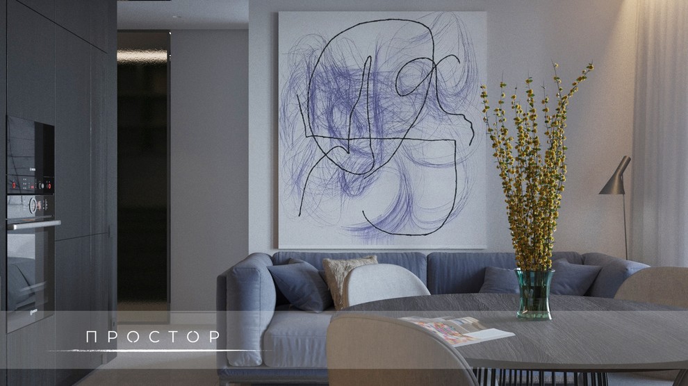 Проект для молодой пары в пастельных тонах