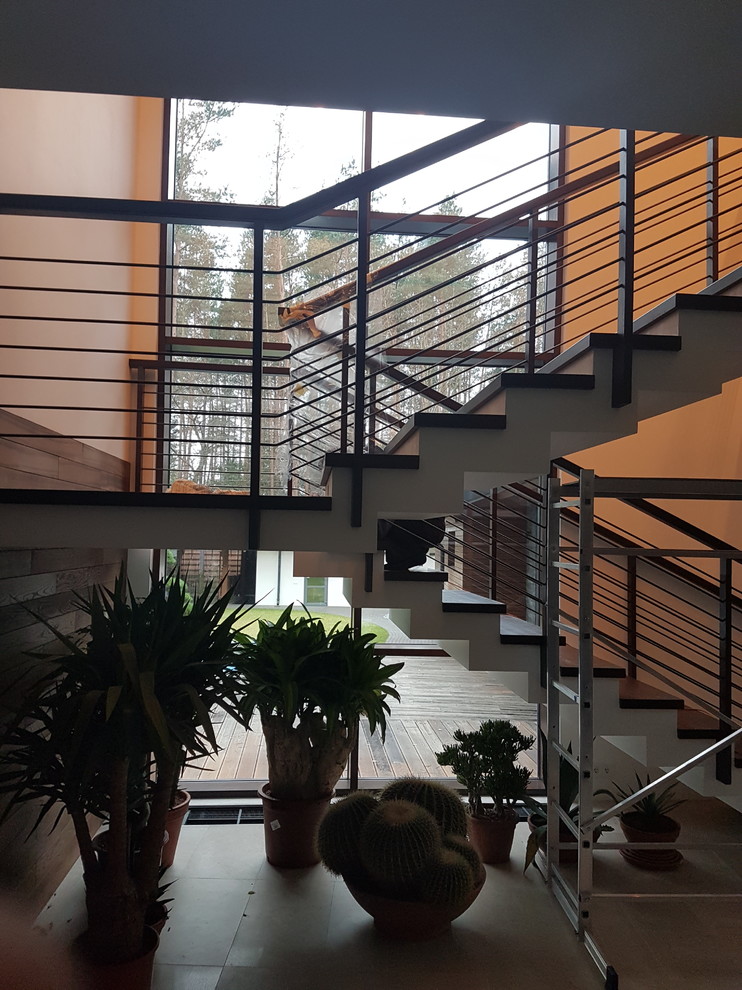 лестница комбинированная