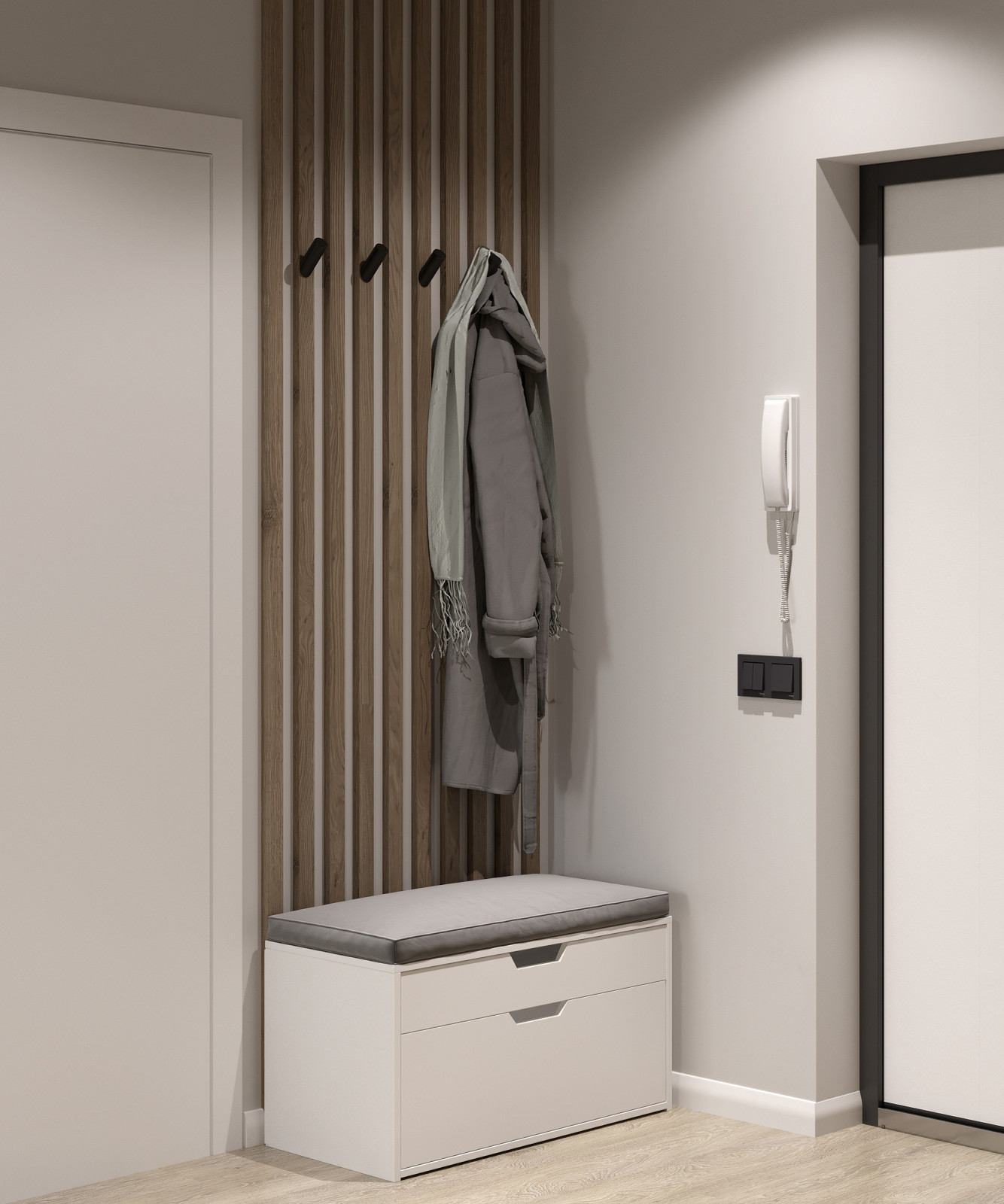 Дизайн-проект однокомнатной квартиры