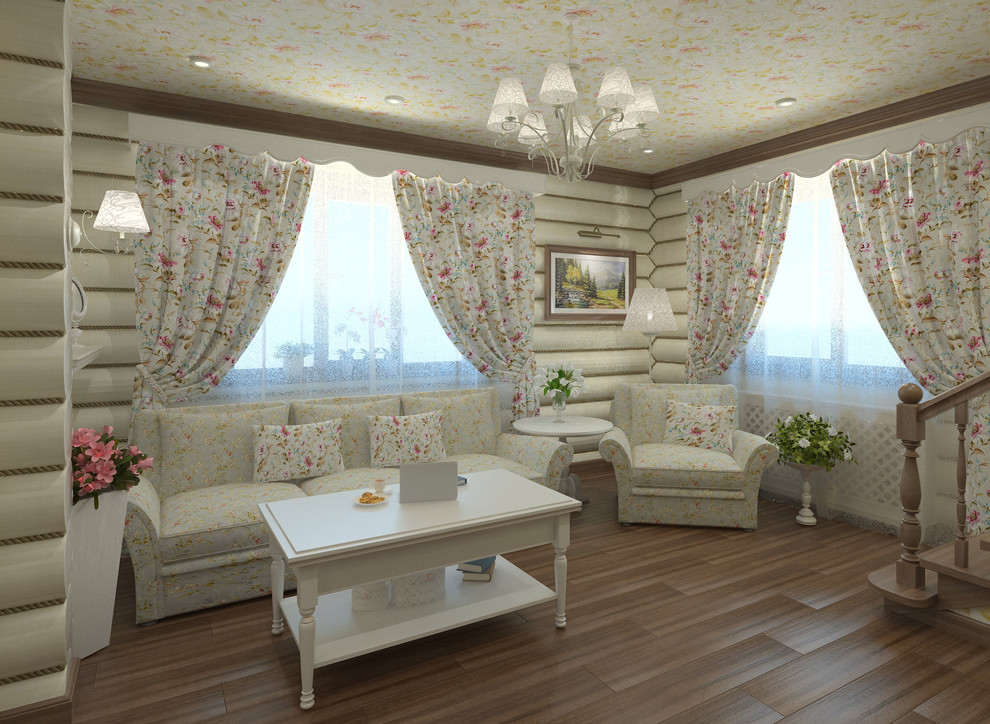 Интерьер бревенчатого дома в г. Кодинск