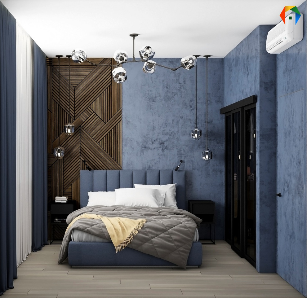 Волоколамское шоссе. Дизайн квартиры с объединенными кухней и гостиной