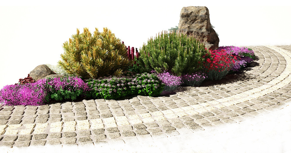 Рокарий в зоне отдыха