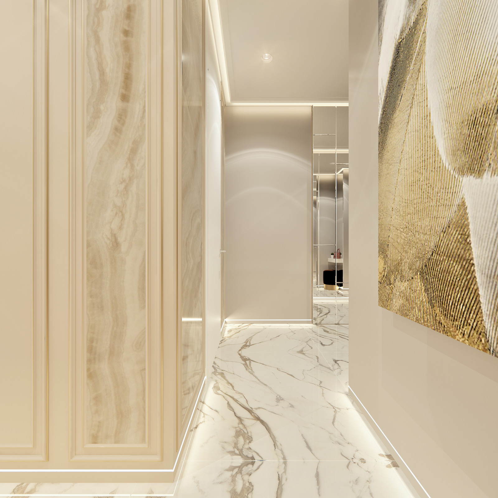 Современный интерьер в смешанном стиле.