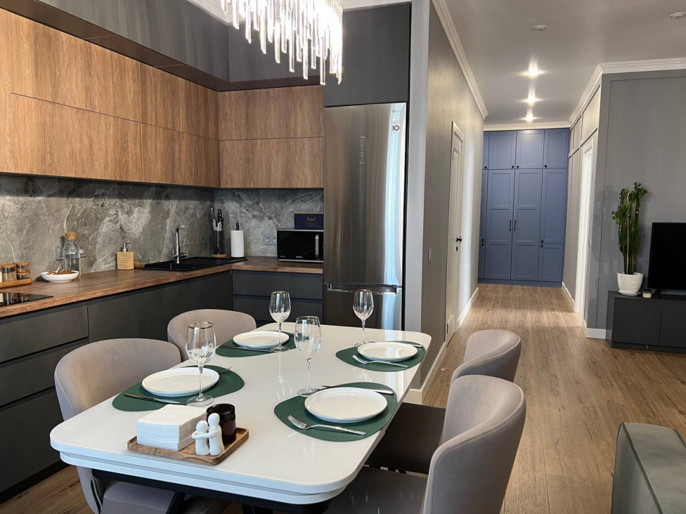 Квартира с цветными акцентами