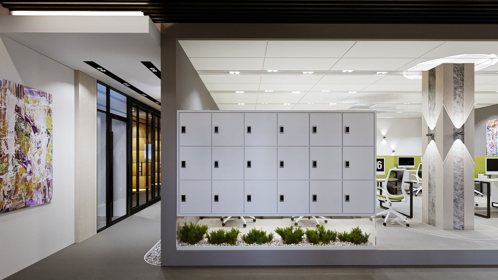 Офис Фарм, open space