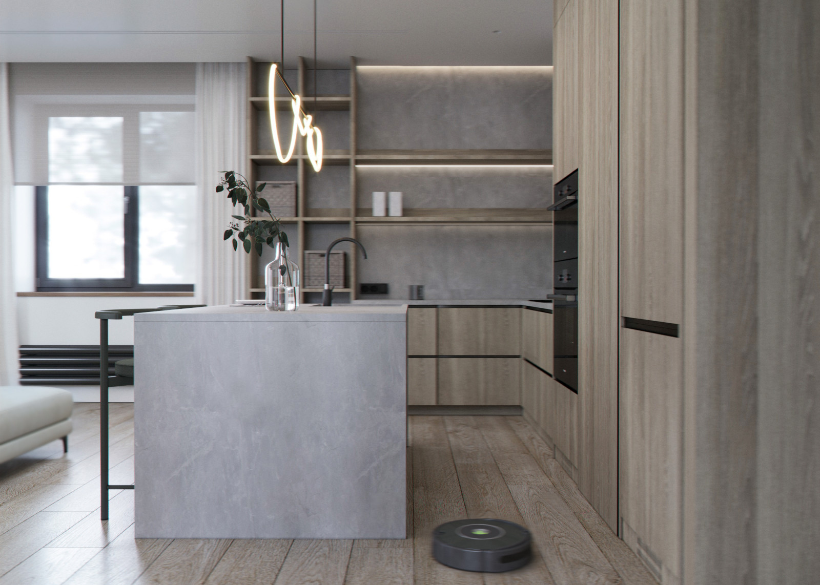 Кухня-гостиная