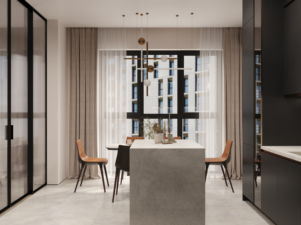 Трехкомнатная квартира ЖК "Резиденция Сколково"