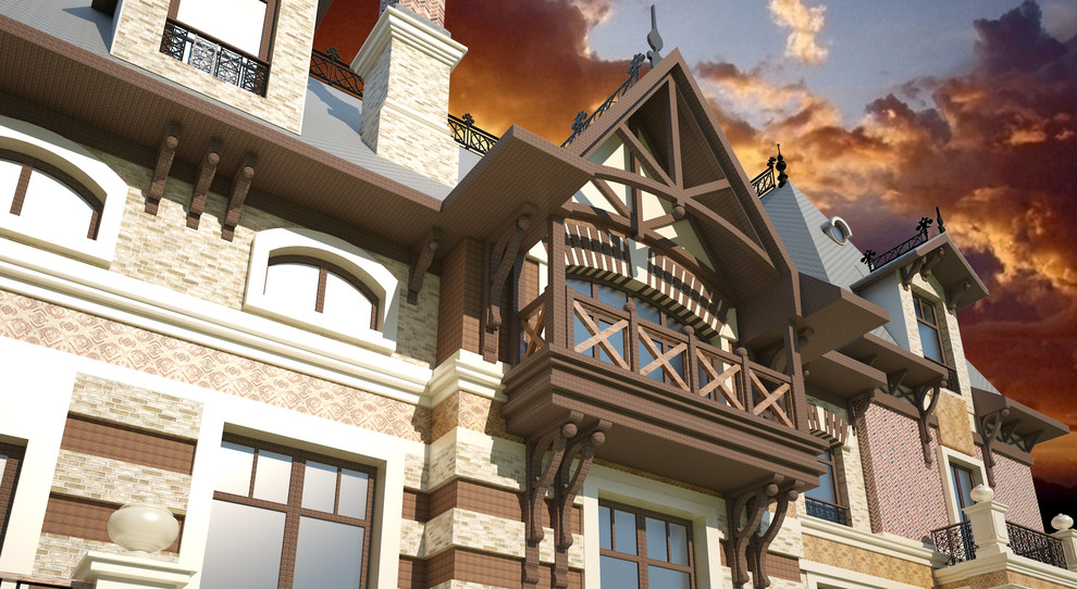 Проект дома "Нормандский стиль"