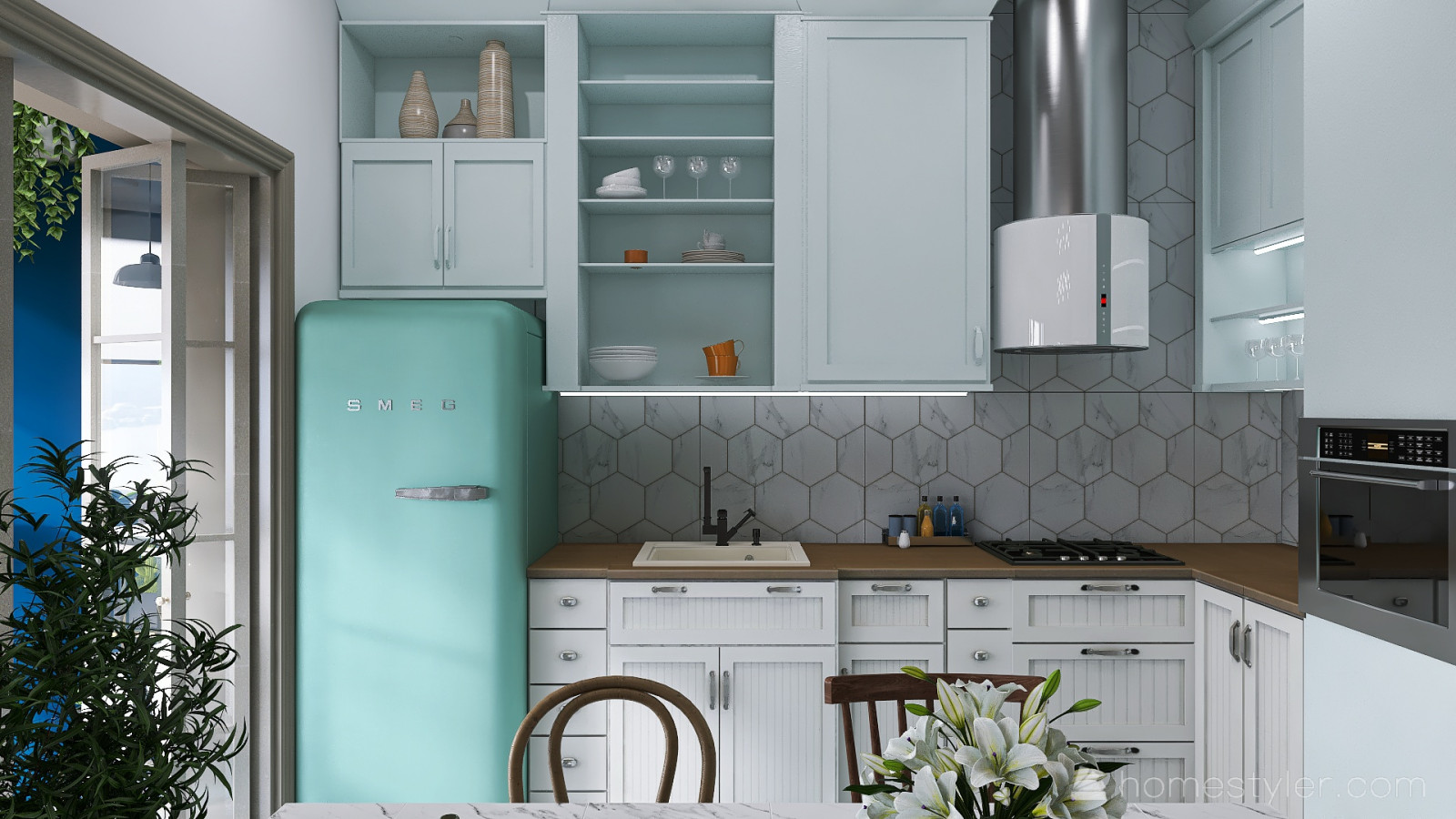 Проект двухкомнатной квартиры для семьи с детьми