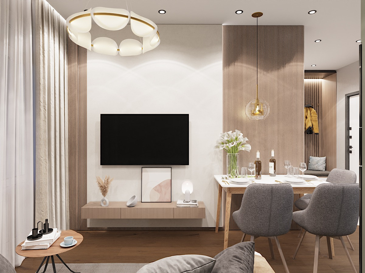 Гостиная-кухня