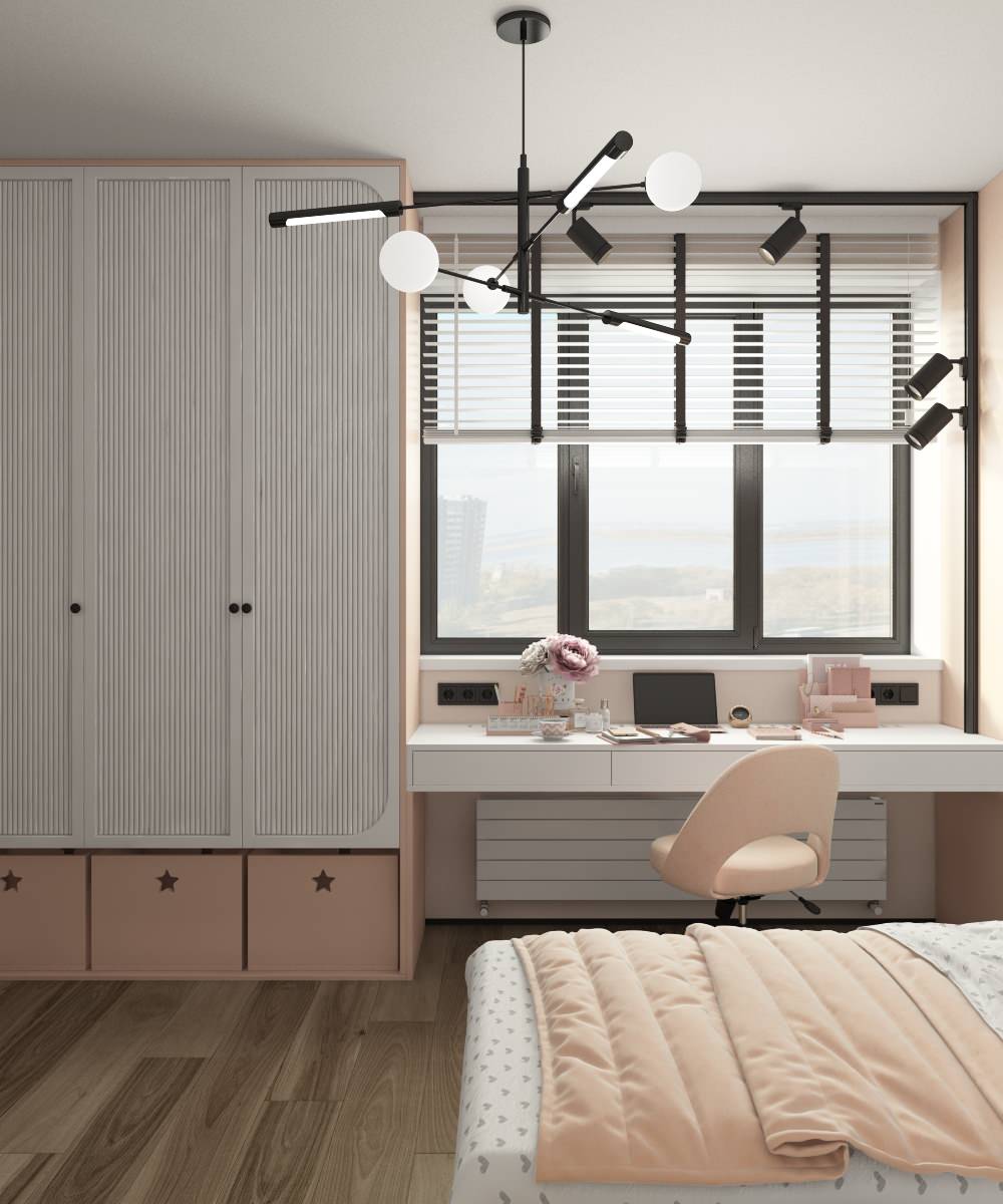 Интерьер детской комнаты, дизайнер Наталья Шевлякова