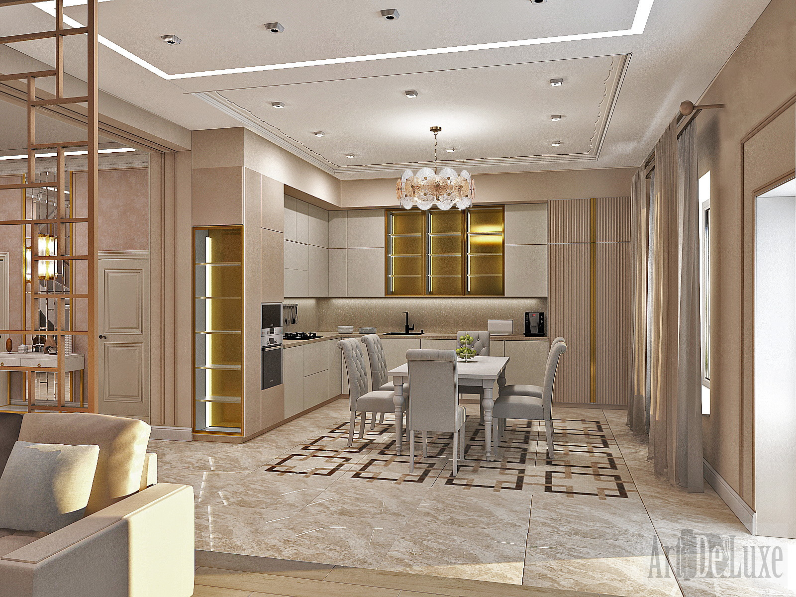 Гостиная, Усадьба Аэропорт