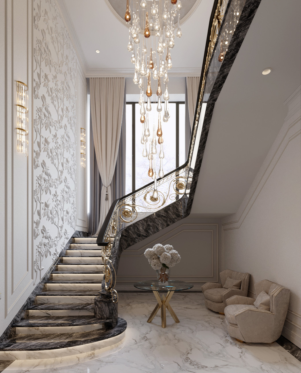 Дизайн Холла в Доме 800 м2 | Luxury Hall Design 800 m2