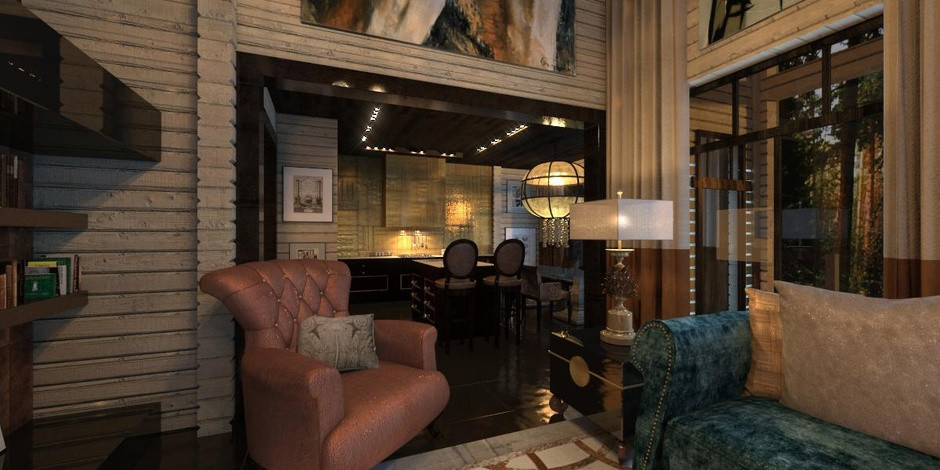 Деревянный дом 500 кв.м.