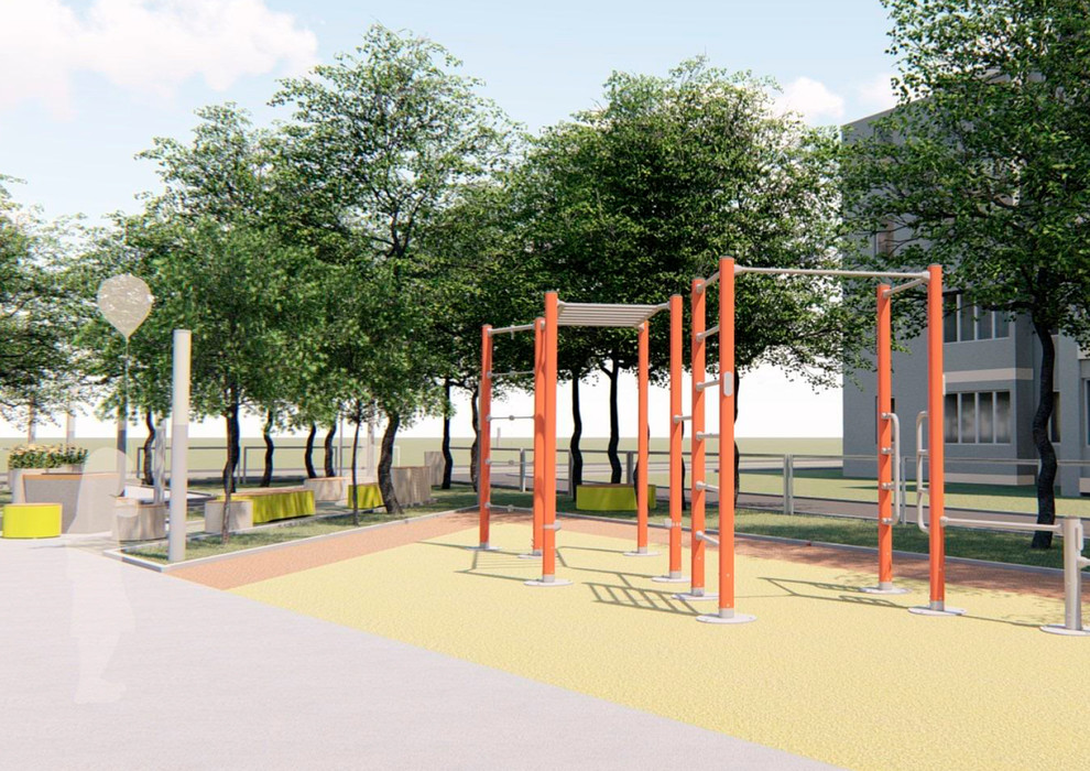 Обложка проекта: Организация зеленых пространств, ул. Амурская, Тюмень