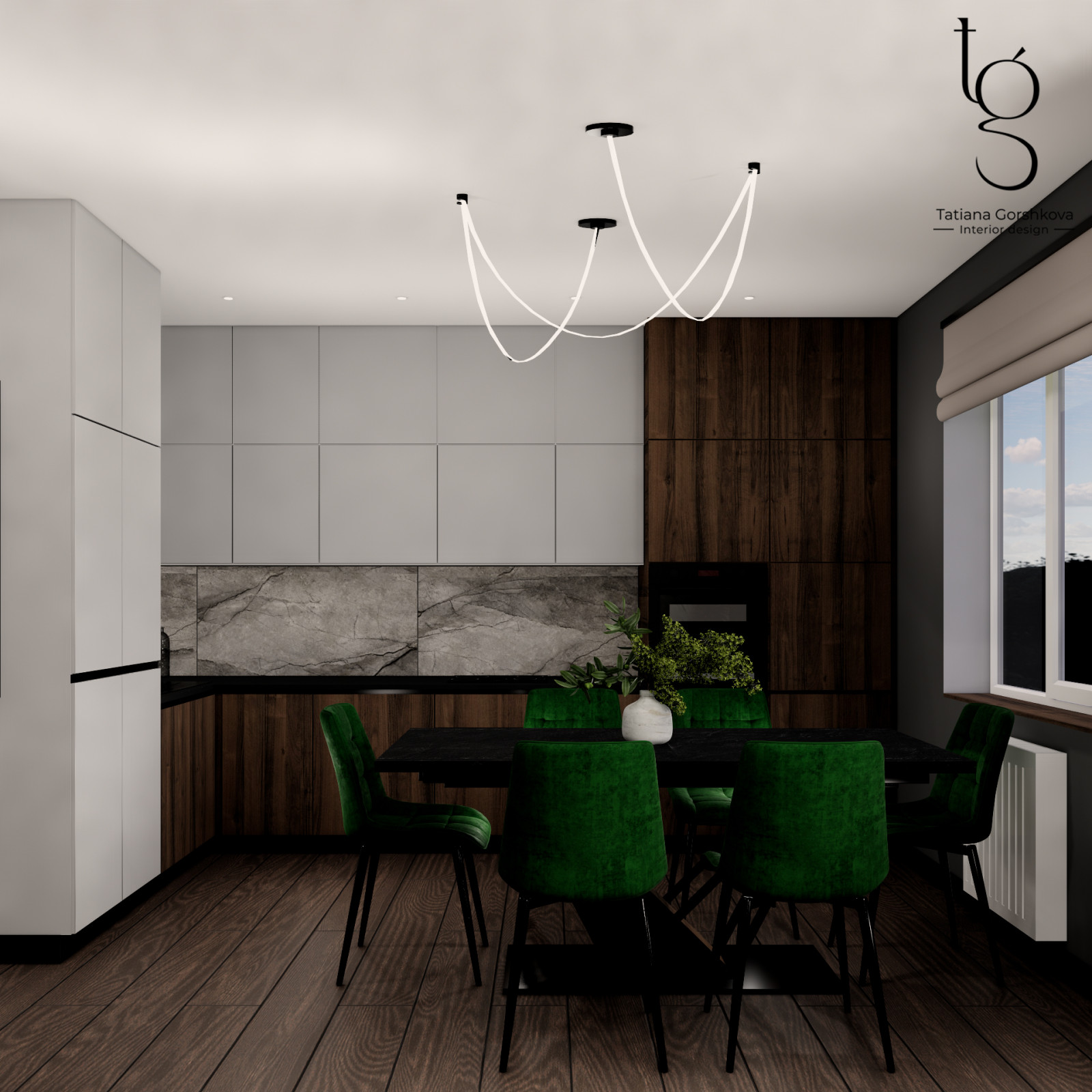 A cozy three-room family apartment