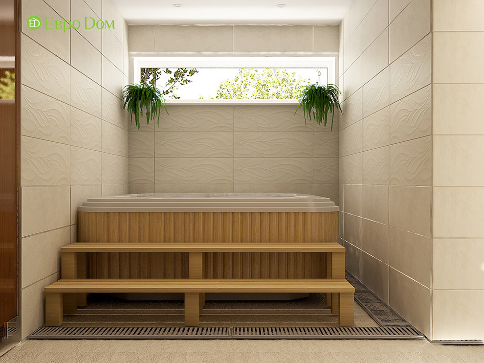 Дизайн интерьера коттеджа 490 кв. м в современном стиле