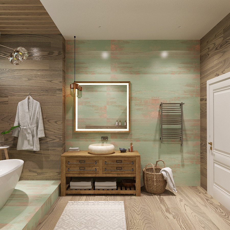 Частный дом с деревянного сруба