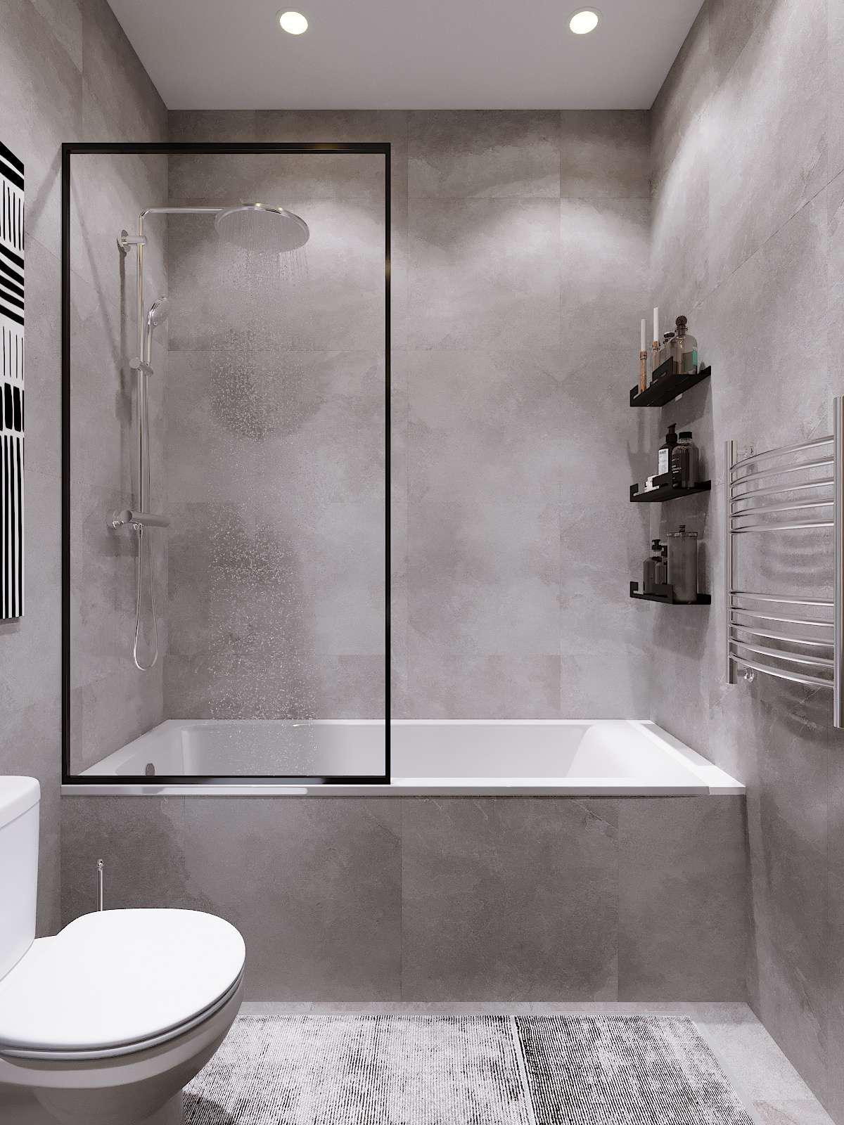 Дизайн-проект  квартира в ЖК «Живописный» 56 м²