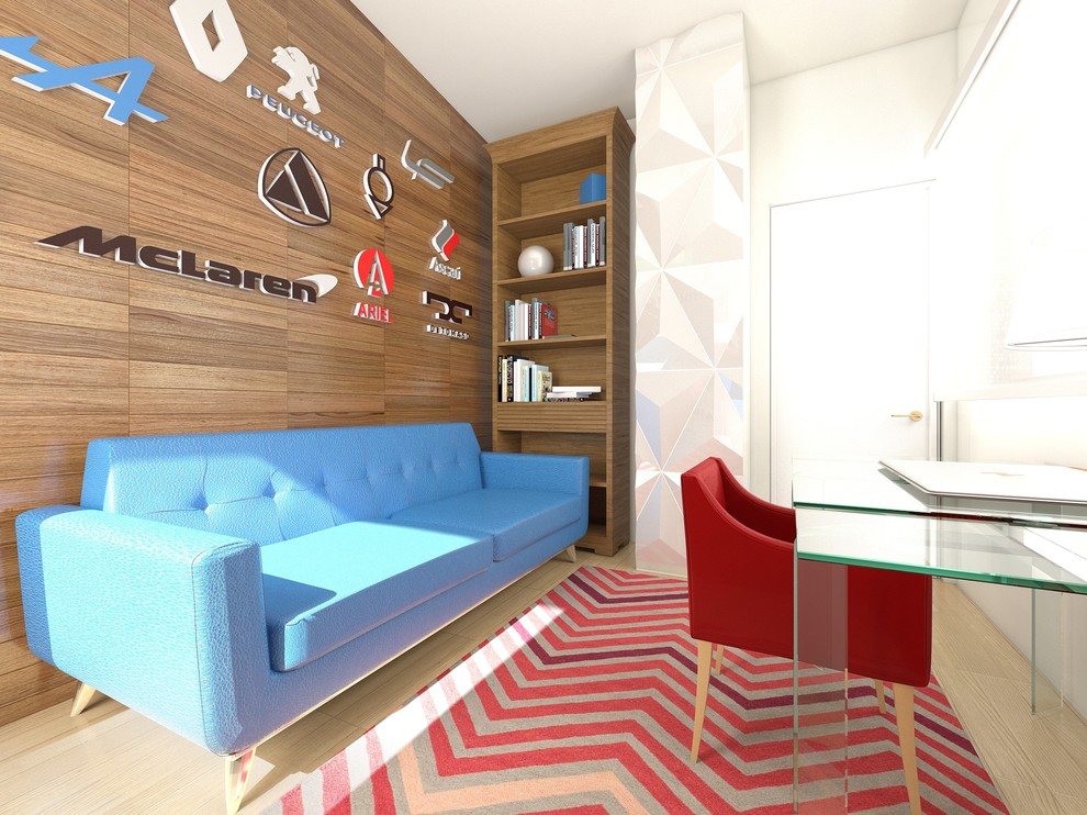 Дом "Куб" в стиле минимализм. Интерьеры в стиле Фьюжн.