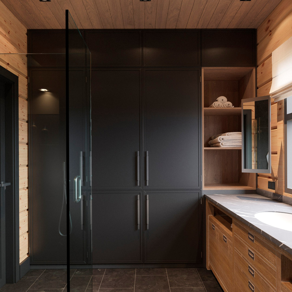 Дом элементами современного шале