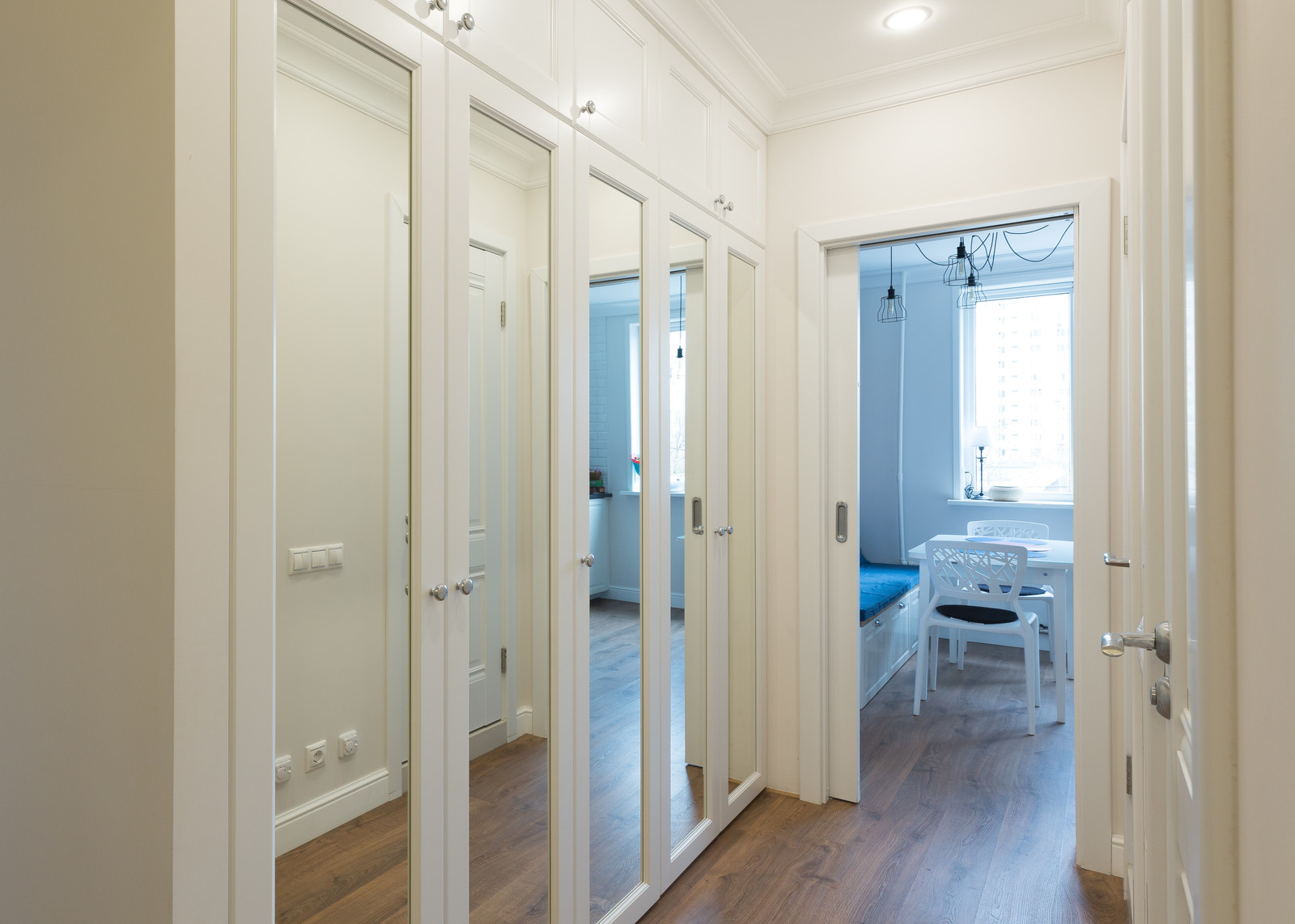 Квартира в доме серии П44 в Скандинавском стиле