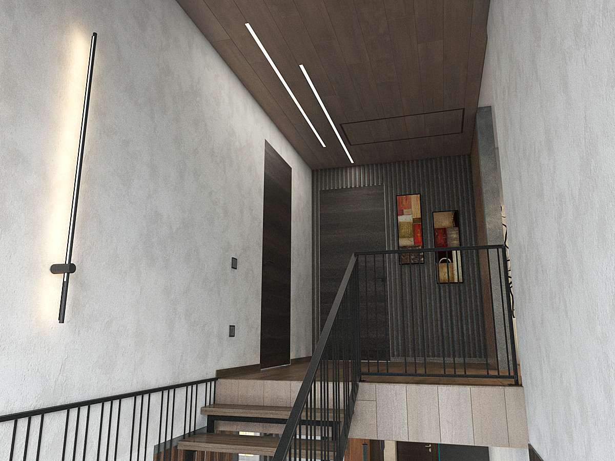 Проект дома общей площадью 198 м2