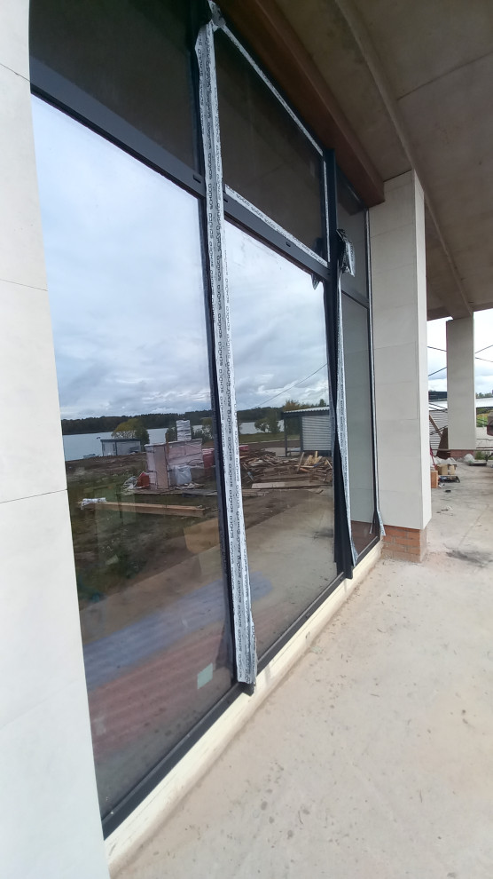 Остекление индивидуального жилого дома, КП Пятница, Московская область, Волокола